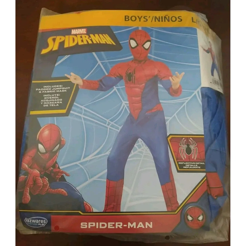 New Marvel's Spider-Man Youth Size Large (10/12) Halloween Costume